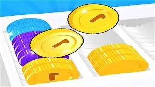 🪙 Coin Sort 🪙 GAMEPLAY (Android, iOS)