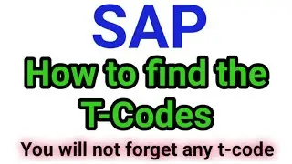 How To Find Standard T-codes In Sap Ecc6.0
