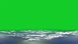 Ocean animated green screen video| Editor g