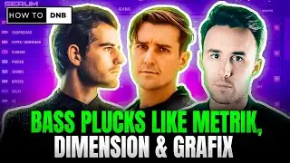 PRO LEVEL TUTORIAL: DNB Bass Plucks like Dimension, Metrik, Grafix