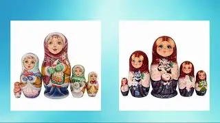 МК матрешка песочная анимация