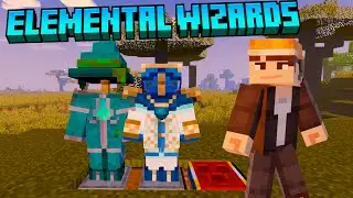 Магия в Майнкрафт // Elemental Wizards (More RPG Classes) // Minecraft Mods // Обзор Мода
