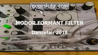 Modor Formant Filter Eurorack Module @ Dancefair 2018