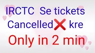 Irctc tickets cancelled# Short