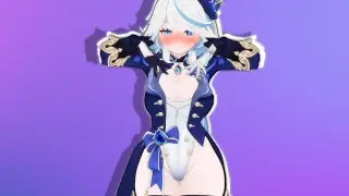 Thicc Furina😳😳 - Gomi Gomi -【MMD Genshin impact 4K | 60FPS】