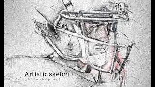 Artistic Sketch Photoshop Action