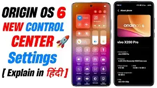 🔥 Origin OS 6 NEW Control Center Settings Explained! | Hidden Features & Changes