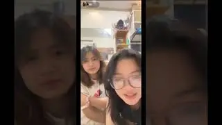 Abg lesbong tukaran ludah dibelakang kamera saat live