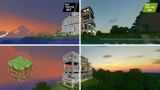 2022 - Minecraft Shaders Gameplay - 1.18/19 Modern Rectangular House - #8 - 4K Ultra Graphics