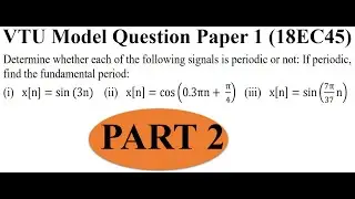 Q2. b Periodic or not & Fundamental Period | Part 2