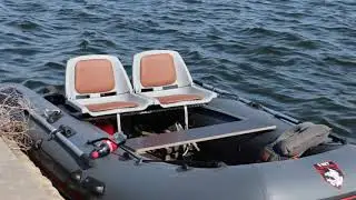 установка кресел в лодку