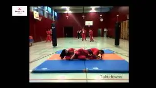 Dumog (Grappling/Bodenkampf) with my sister