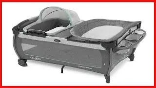Graco Pack 'n Play Close2Baby Bassinet Playard Features Portable Bassinet Diaper Changer and More