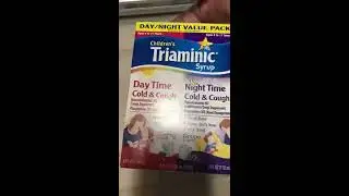 Triaminic Children's Syrup Day & Night Cold & Cough Cherry Flavor & Grape Flavor,  8 oz, Pack of 3