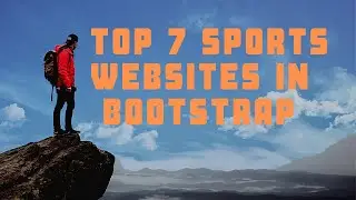 Top 7 Sports website in bootstrap inspiration by techpro