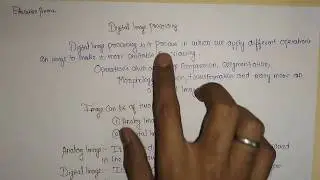 Introduction to Digital Image Processing Analog and digital image.Ch-1 lecture-1