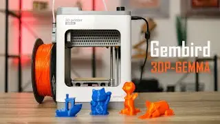 Gembird 3DP-GEMMA - компактний 3D принтер! Огляд доступної моделі для домашніх експериментів
