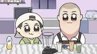 Mika Cooking!!😂💚 (Feat Caelan,WuYuheng) ~Animation ver