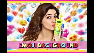How to make emoji background in PicsArt//PicsArt editing tutorial