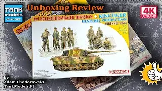 Unboxing 280 - Review - Fallschirmjager + King Tiger - Dragon 7400