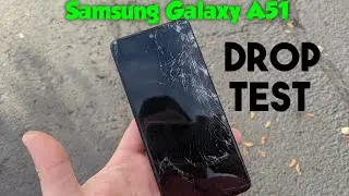 Samsung Galaxy A51 drop test