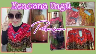 Terbaru. Daster Premium. Kencana Ungu Label Biru (2021)