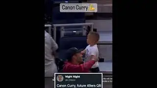 Canon Curry showing off his cannon of an arm