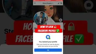Facebook Profile Locked 🔒 Kaise kare 