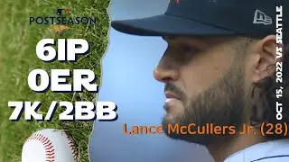 [ALDS] Lance McCullers Jr. | Oct 15, 2022 | MLB highlights