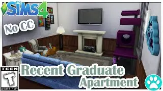 |Recent Graduate Apartment| The Sims 4: Speed Build