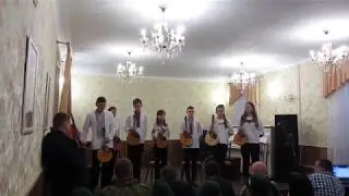 Образцовый ансамбль домристов пьеса "Чорнобривці"