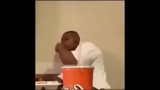 Потянулся за стаканом и упал