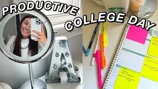 PRODUCTIVE *ONLINE* COLLEGE DAY IN MY LIFE