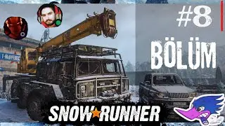 SnowRunner Kamyon ve Kar Yeni Kamyonumuz uzay sesli :D Bölüm# 8 Türkçe