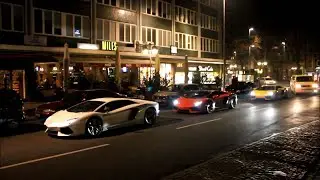 Lamborghini Sounds in Hannover - Start Ups, Loud Revs, Accelerations and Combos!