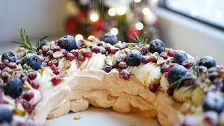 ✨Солодкий ДЕСЕРТ для Святкування: 🎄Новорічний Торт ПАВЛОВА 🎂