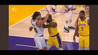 Aaron Gordon LeBron James Fight