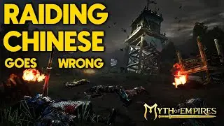 Epic Raid Attempt on Chinese Base: Capturing a Level 3 Mine | Myth of Empires Raid & PvP