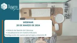 WEBINAR 20 DE MARZO DE 2024  Módulo de Gestión de Cobranza YOUTUBE