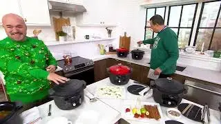 Instant Precision 6-qt Enamel Cast Iron Electric Dutch Oven on QVC