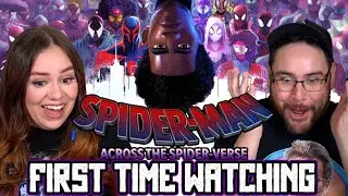 Spider-Man ACROSS THE SPIDER-VERSE (2023) MOVIE REACTION | Our FIRST TIME WATCHING | Miles Morales