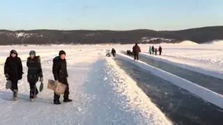Суперская ледяная горка!
