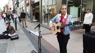 Allie Sherlock Live On Grafton Street Dublin Ireland