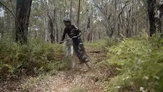 Kye A'Hern flat DH course flat out