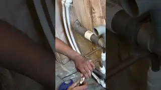 First fix plumbing for kitchen sink tap #london #plumbing #plumber #kitchen #sink