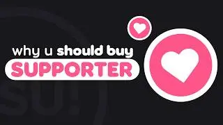 this is why you should buy osu!supporter
