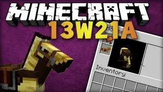 Minecraft Snapshot 13w21a  [1.6] - Pferde Inventar und Item Attribute[+Download]