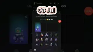 pixeltap by pixelverse Daily combo. #pixelverse #pixeltap #shorts