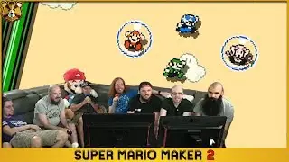 Mario Maker 2 Co-op Kaizo With ThaBeast721, THEINCREDIBLEPACO, And Aurateur MMC3