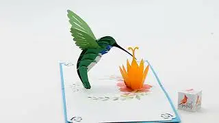 3d pop up card of beautiful birds | Cut Pop Up